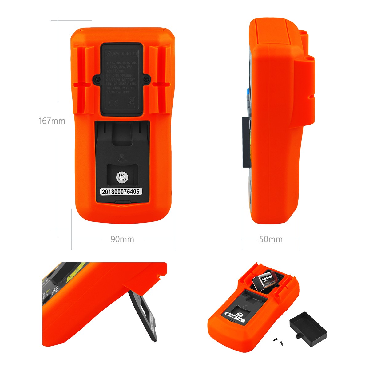 Bluetooth APP Digital Multimeter Auto Ranging 4000 Counts AC/DC Voltage Current