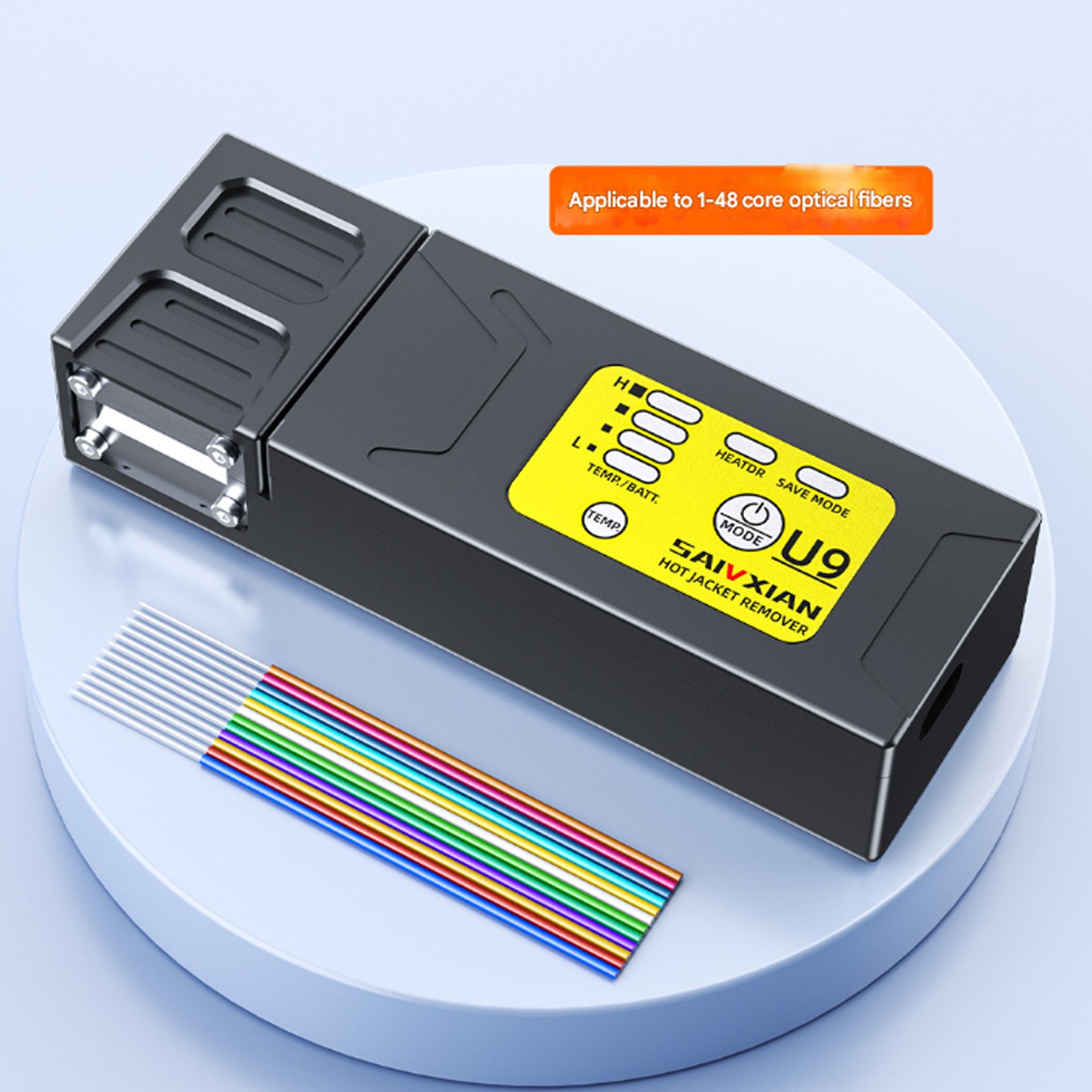 Fiber Optic Thermal Stripper Rechargeable Auto Heating Efficient Stripping Tool