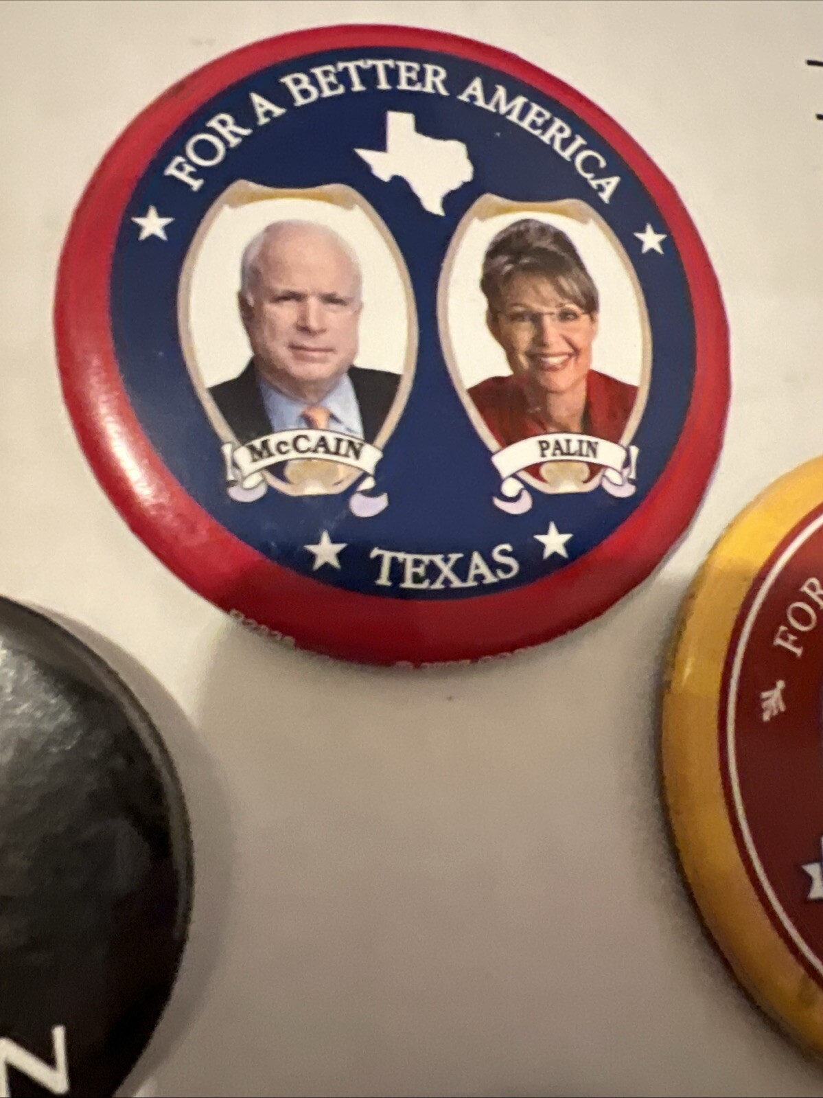 McCain 2008 pin lot