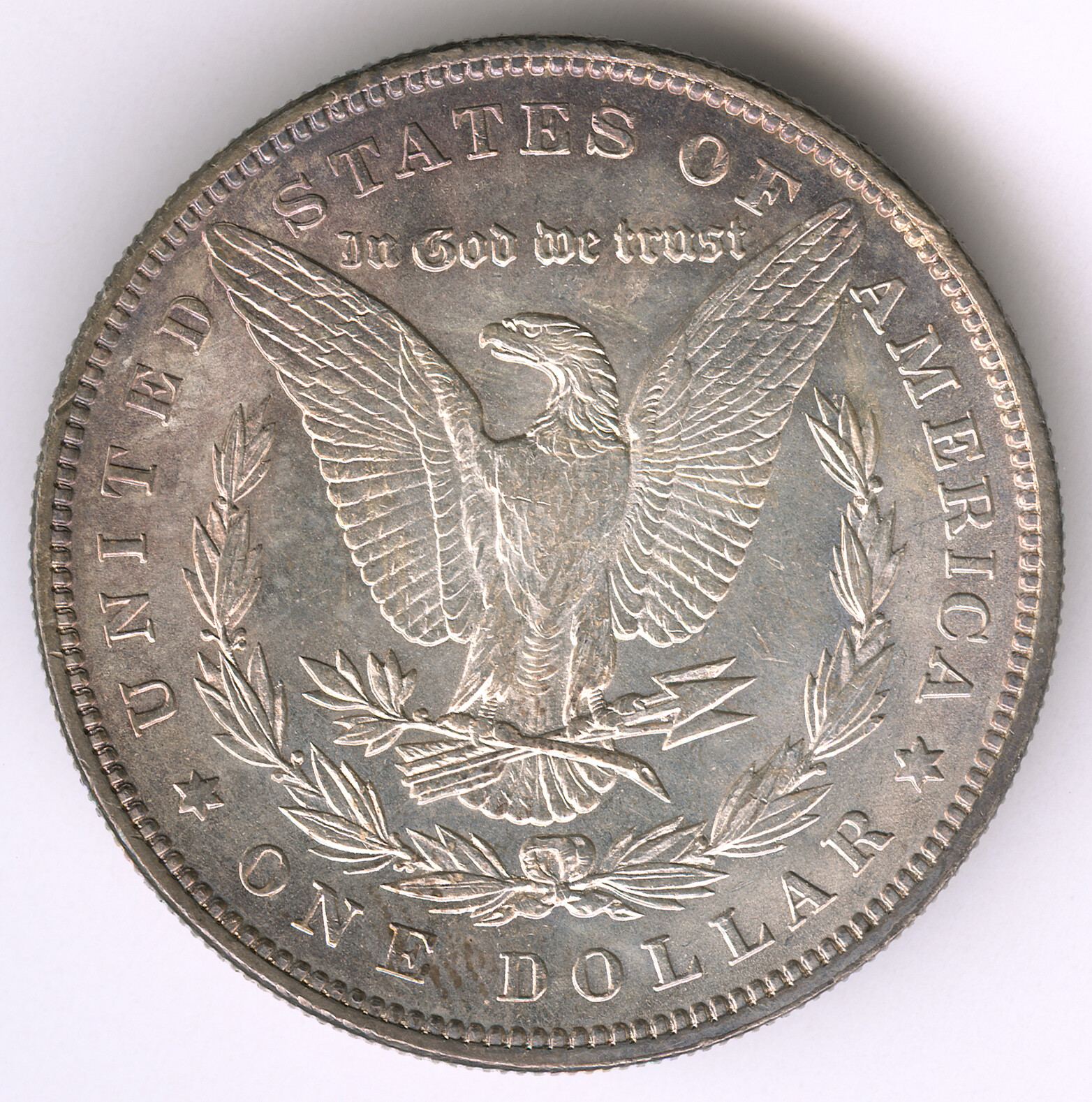 1887 $1 Morgan Silver Dollar Choice BU Mirror-Like Luster