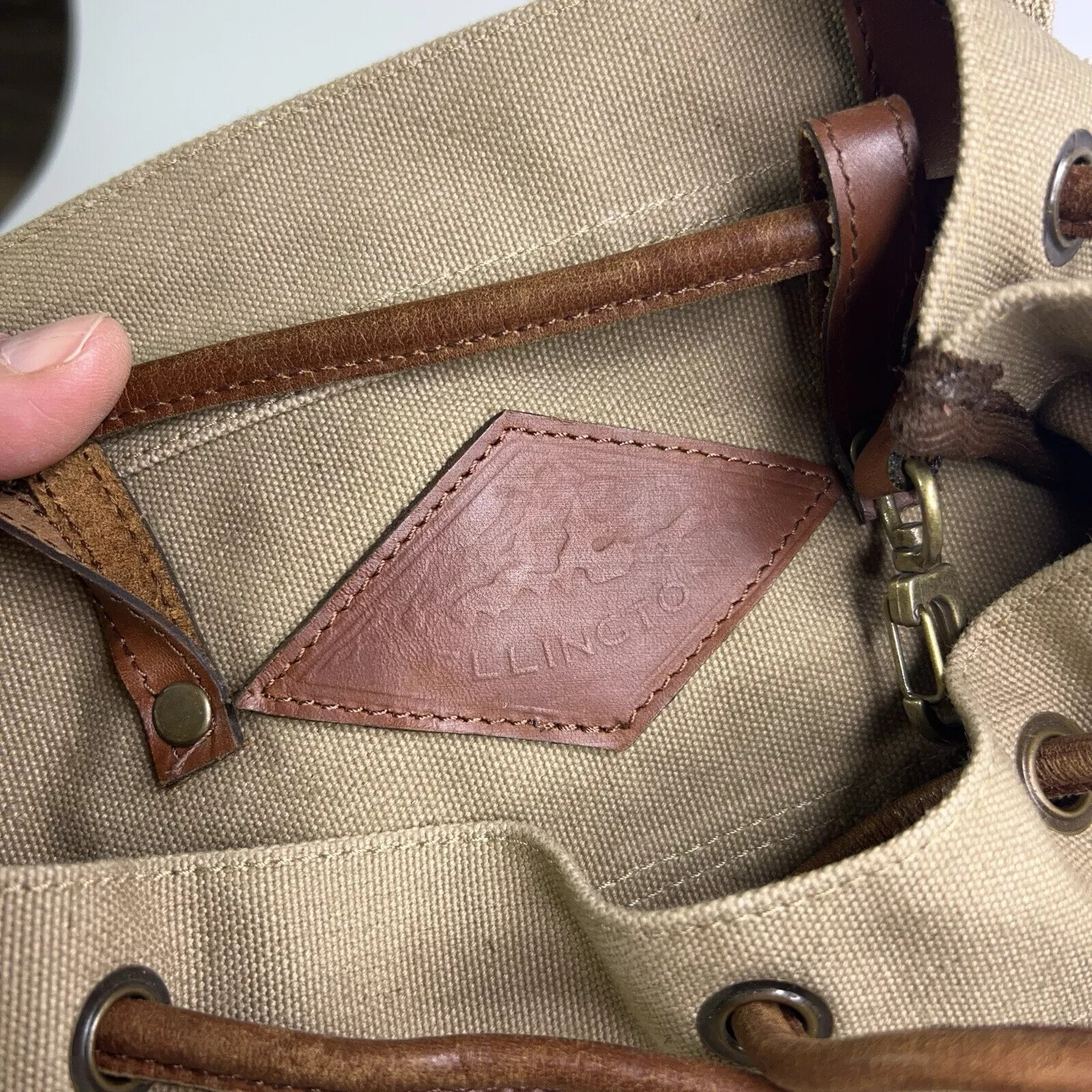 Ellington Backpack Canvas And Leather