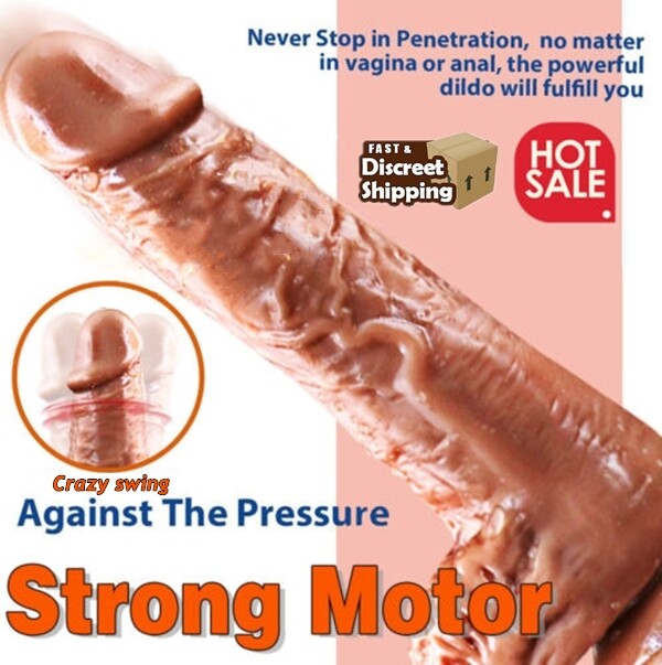 Automatic Vibrating Dildo Massager Power Swing Realistic Sex Toys Adult Couples