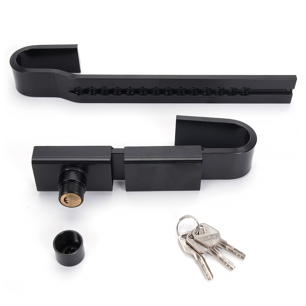 Shipping Container Lock Heavy Duty Steel Trailer Box Cargo Door Lock w/ 3 Keys