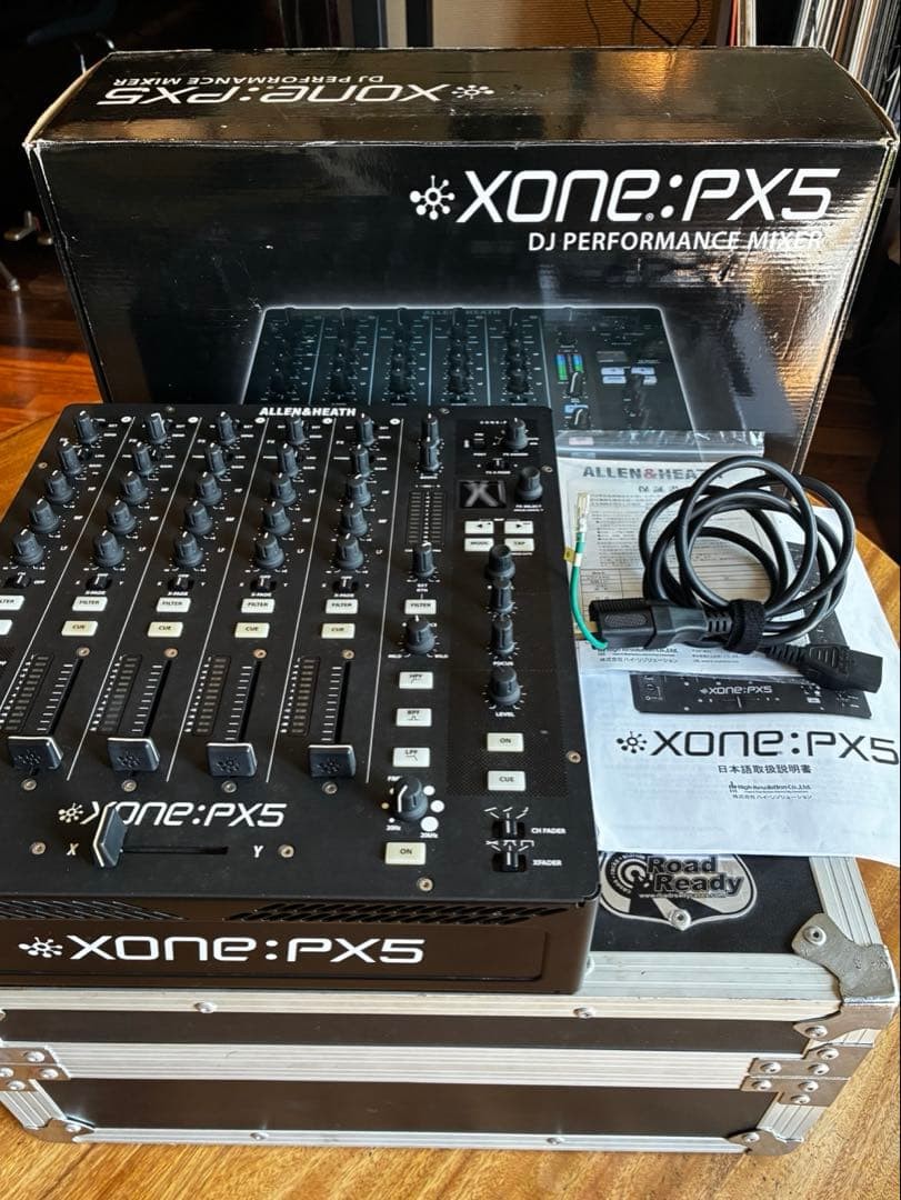 Allen & Heath Xone:PX5 DJ Mixer Excellent Body Road Ready Hard Case Sold AS-IS