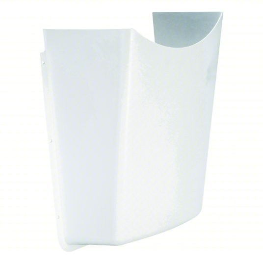 TRUEBRO Lavatory Shield PVC, White, 3/32 in Nominal Wall, 16 in Overall Wd,82202