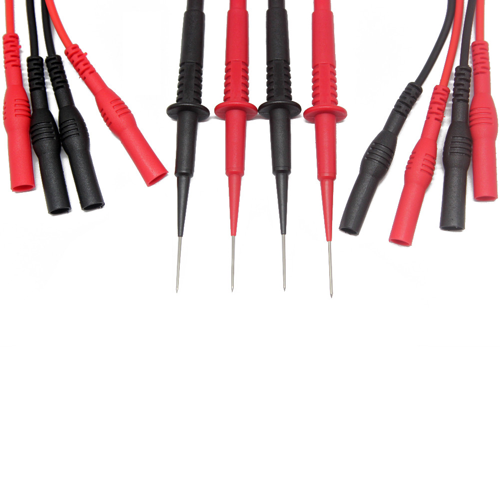2pcs Sharp hard Needle Tipped Tip Multimeter Probes Test Leads 4 Fluke 20155set