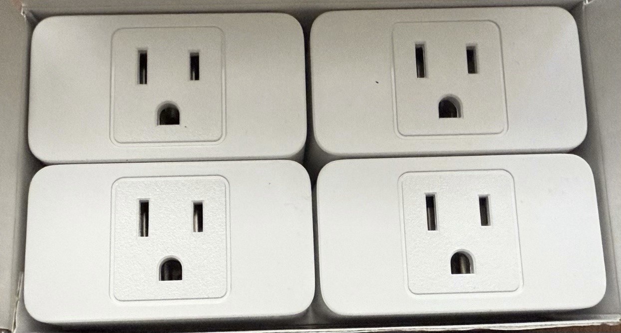 MEROSS 4 Pack Smart Plug Mini 2.4G Wi-Fi, Support Apple HomeKit, Siri, Alexa