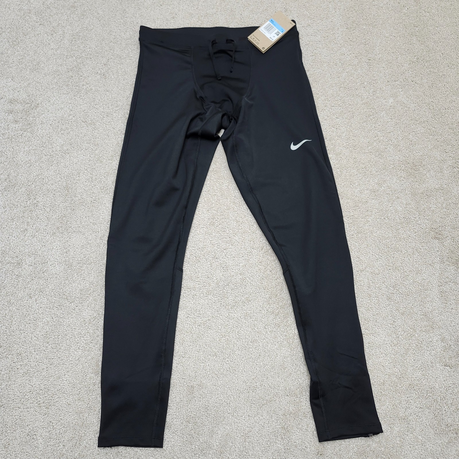 Nike Men Medium Dri-Fit Challenger Running Tights Black CZ8830-010