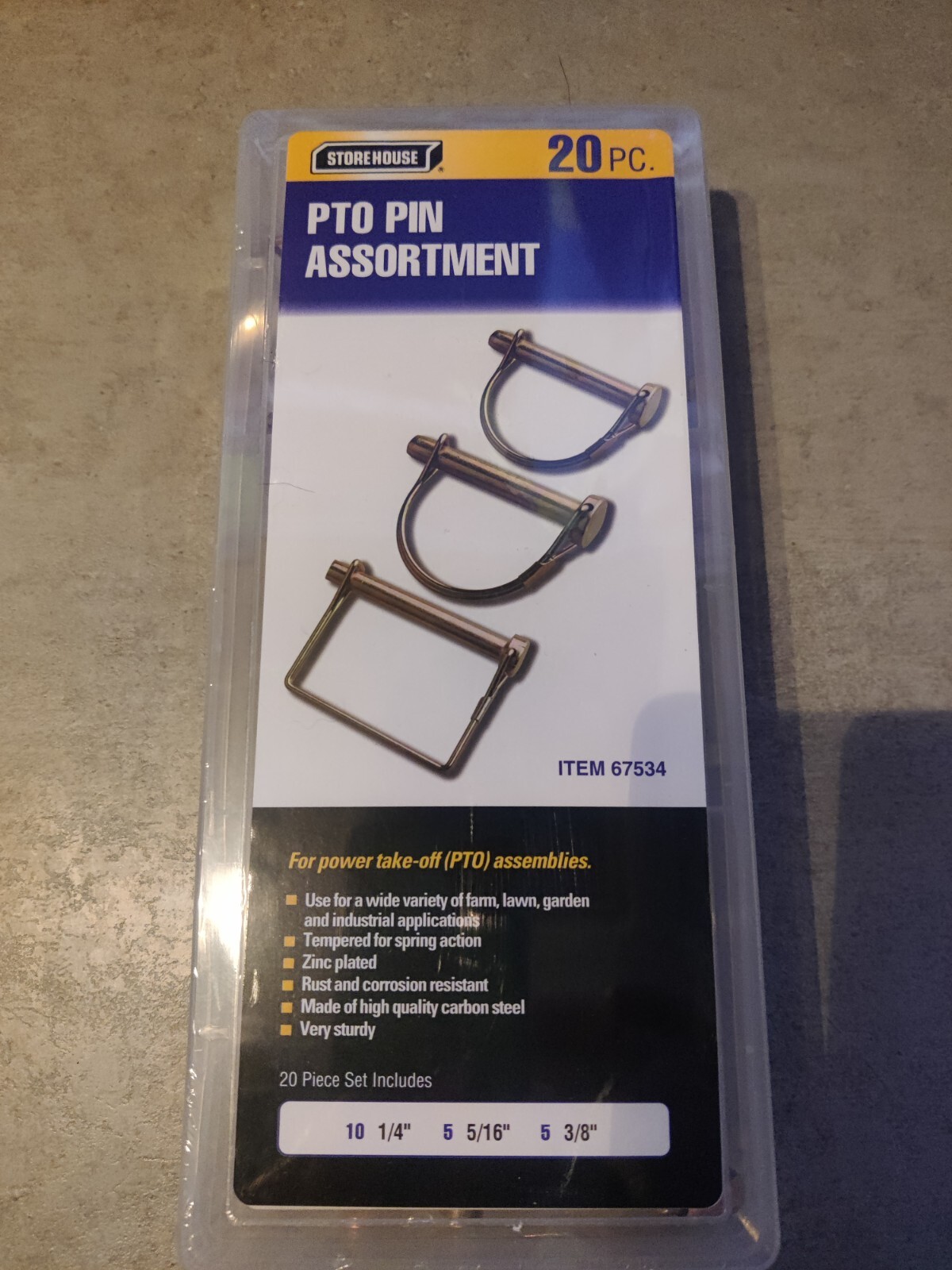 STOREHOUSE 20pc PTO Pin Assortment