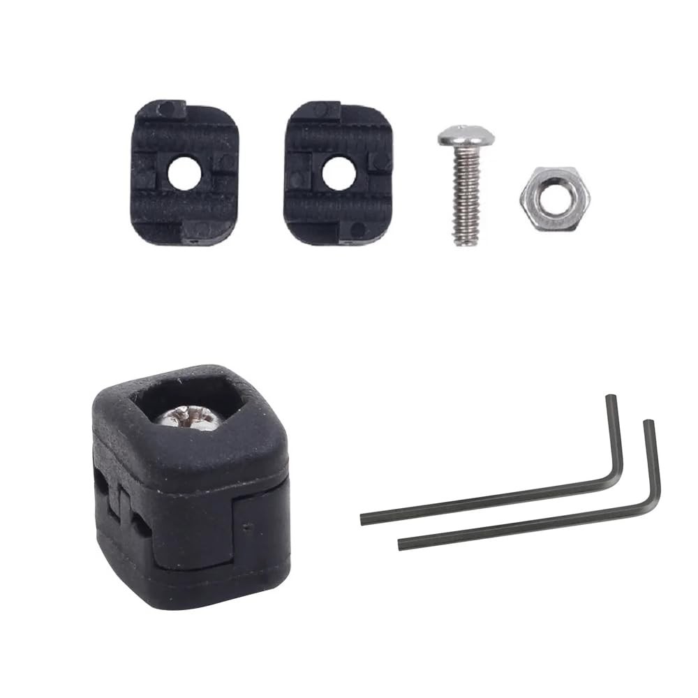 2 Pack Drop Away Arrow Rest String Clamp Buckle Fastener Clip Bowstring Adjus...