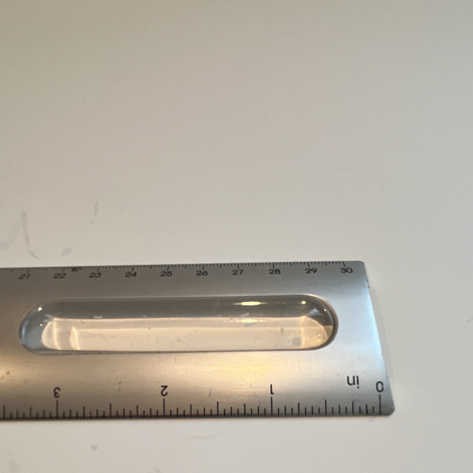 Equipped 12in Box Beam Level Ruler, Silver/Black Metal & Plastic