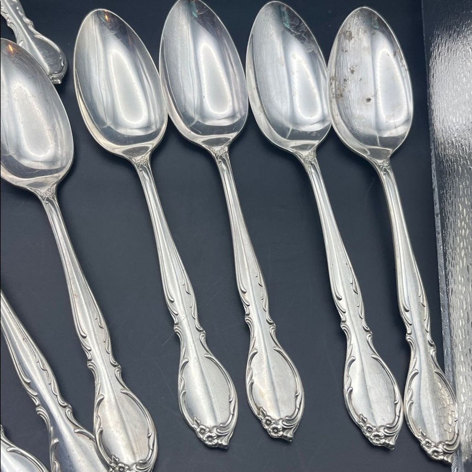 1959 WM Rogers Moonlight Silver plated Spoons - always flatware replacement