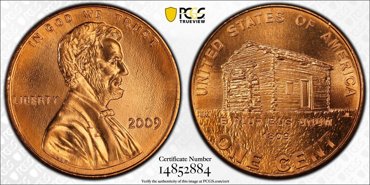 2009 Lincoln Early Childhood Cent - PCGS MS65RD with Goldshield Trueview