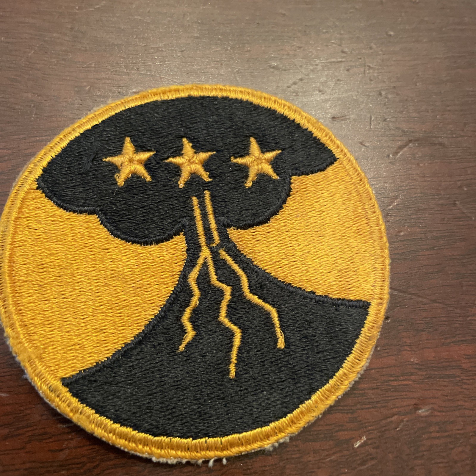 WW2 1st Filipino Unit OD Border Shoulder Patch - X