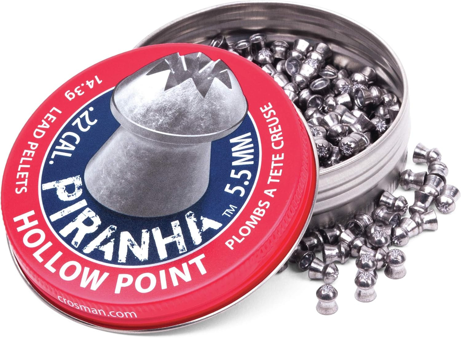 LPPH2 Premier .22 Piranha Fishing Equipment,Silver