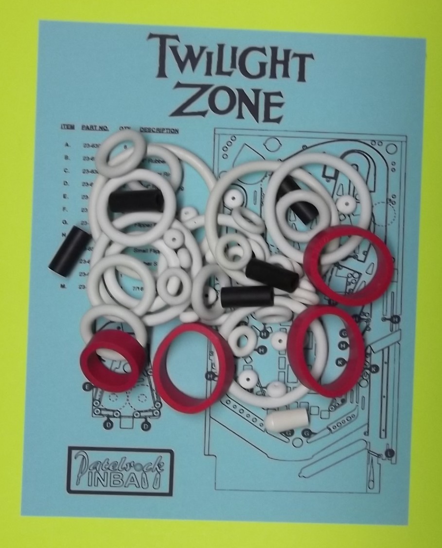 1993 Bally / Midway Twilight Zone Pinball Machine Rubber Ring Kit TZ