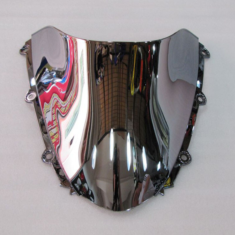 Windshield For 2004-2007 2005 Honda CBR1000RR F5 Silver Screen Double bubble
