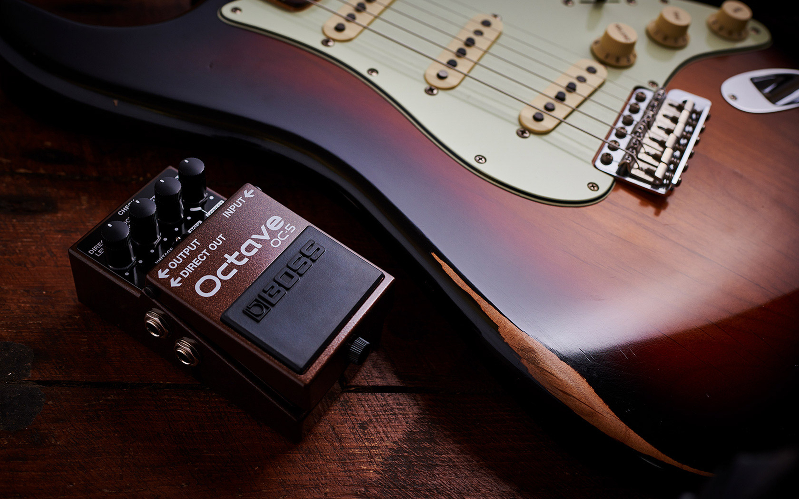 Boss OC-5 Octave w/ Instrument Cable