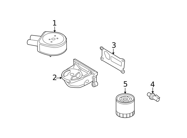 Genuine Ford Engine Oil Pressure Switch BE8Z-9278-A