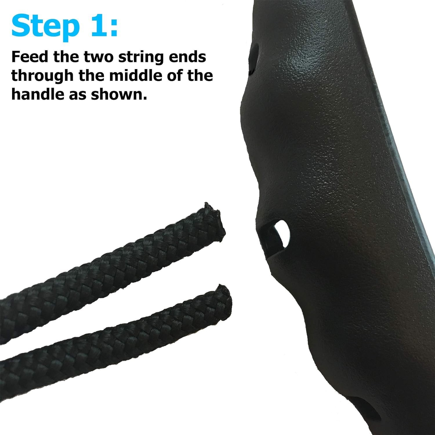 Kayak Handles (2 Pack) - Ultra Heavy Duty Bungee - Replacement Installation Kit