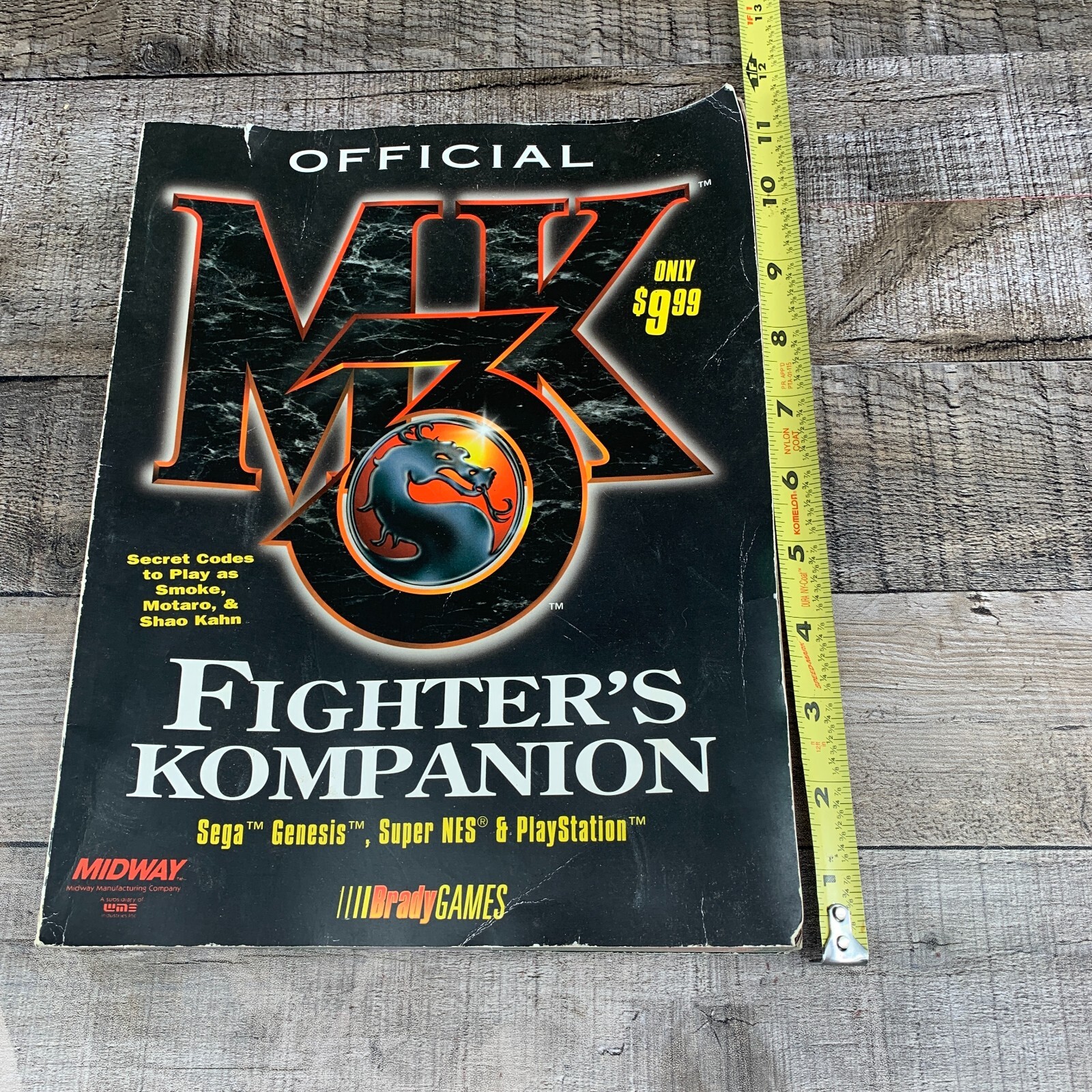 Official MK3 Fighters Kompanion Book Magazine