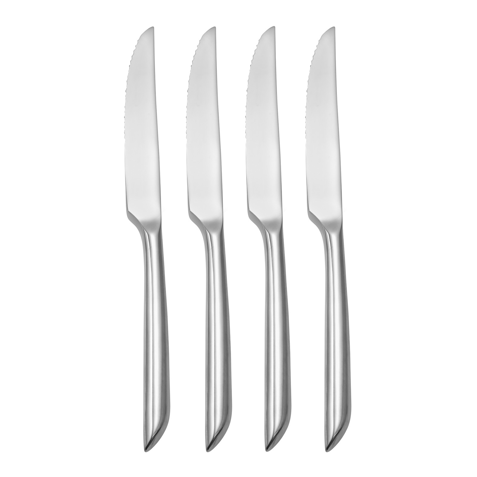 Nambé Frond Steak Knives, Set of 4 – 9” Forged Stainless Steel