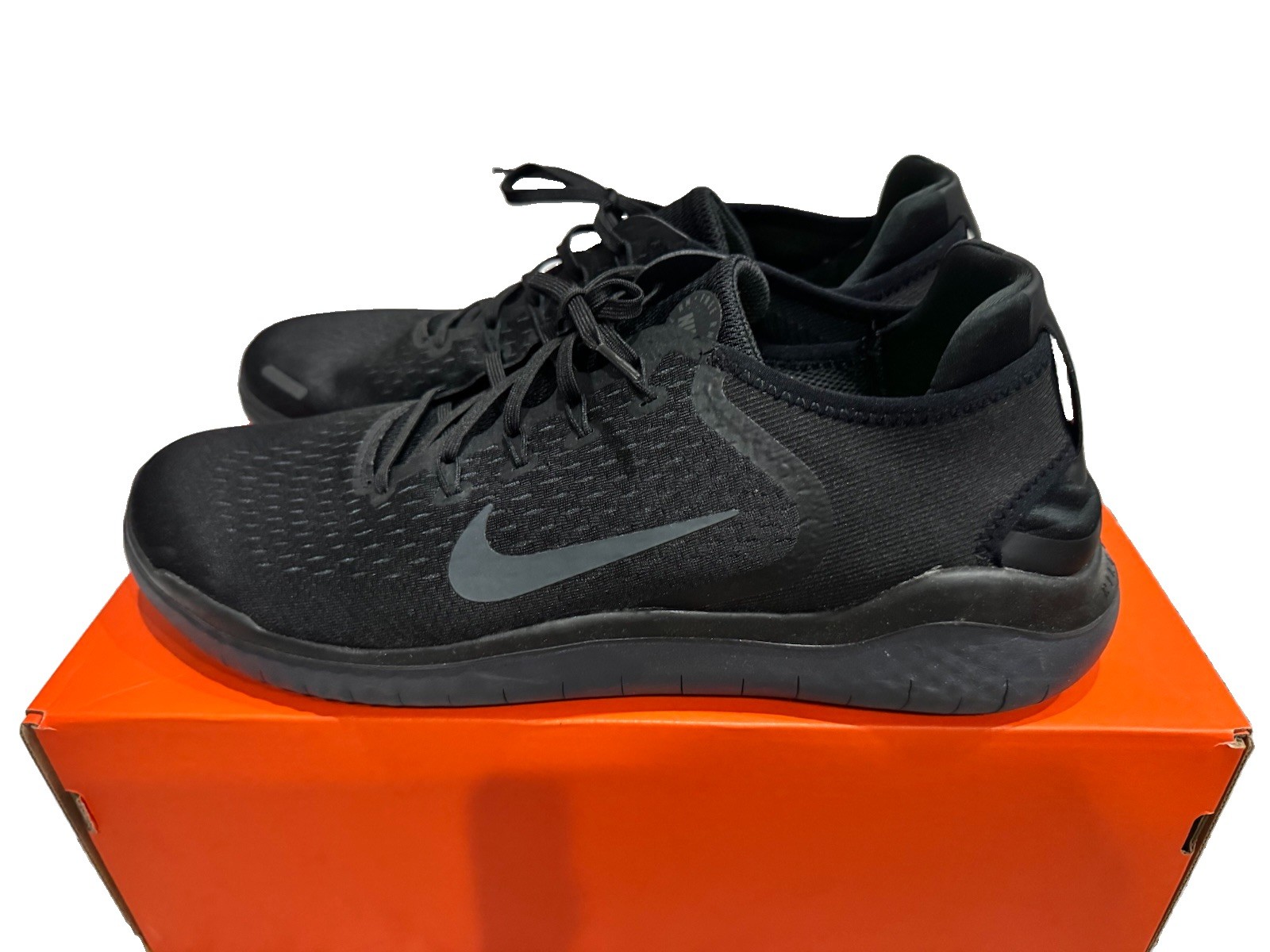 Nike Free RN 2018 Black/Black Men's Running Shoe - Size 15