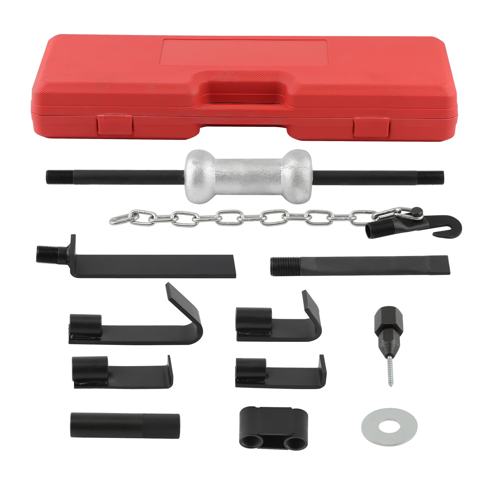 Dent Puller Slide Hammer 13 lbs Repair Axle Bearing Remover Hex Nut Screw Holder