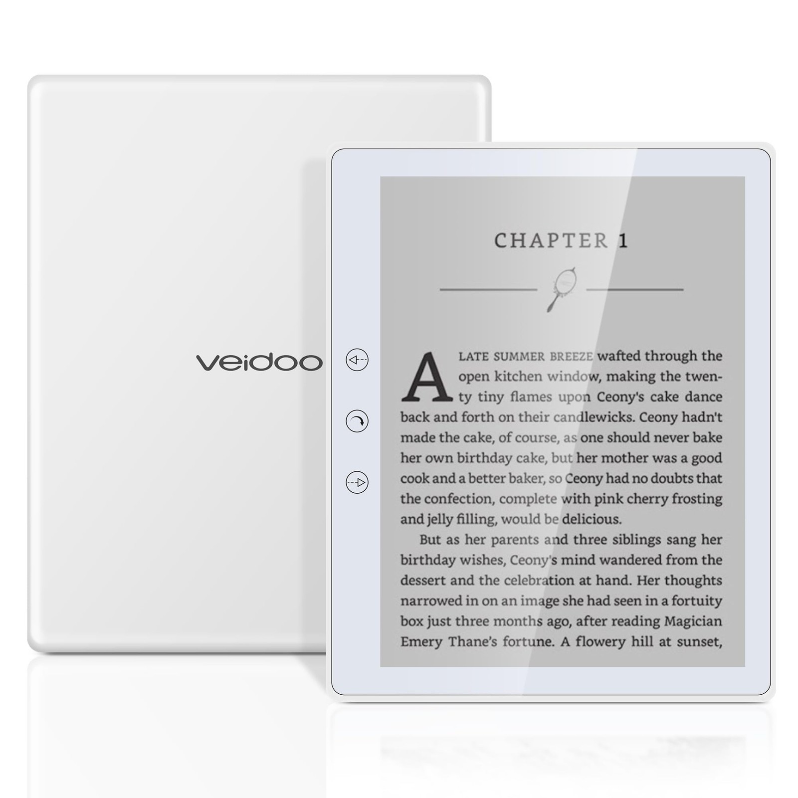 Veidoo 5.8 inch Ebook Reader, HD Touch Screen Carta E-Ink Technology, 32GB RO...