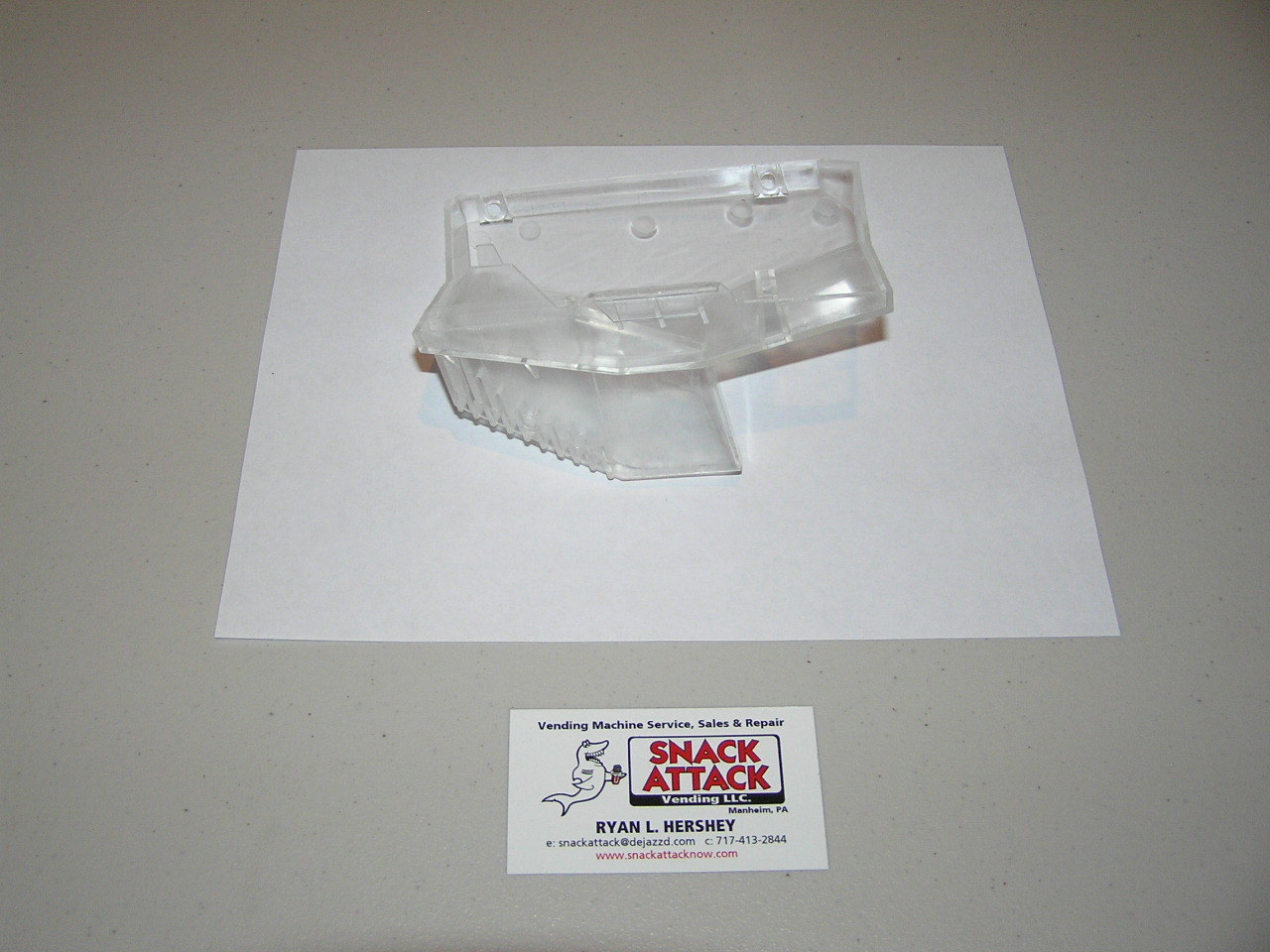 VENDO 570, 576, 720, 721 & 840 SODA VENDING MACHINE COIN CHUTE WATER TRAY