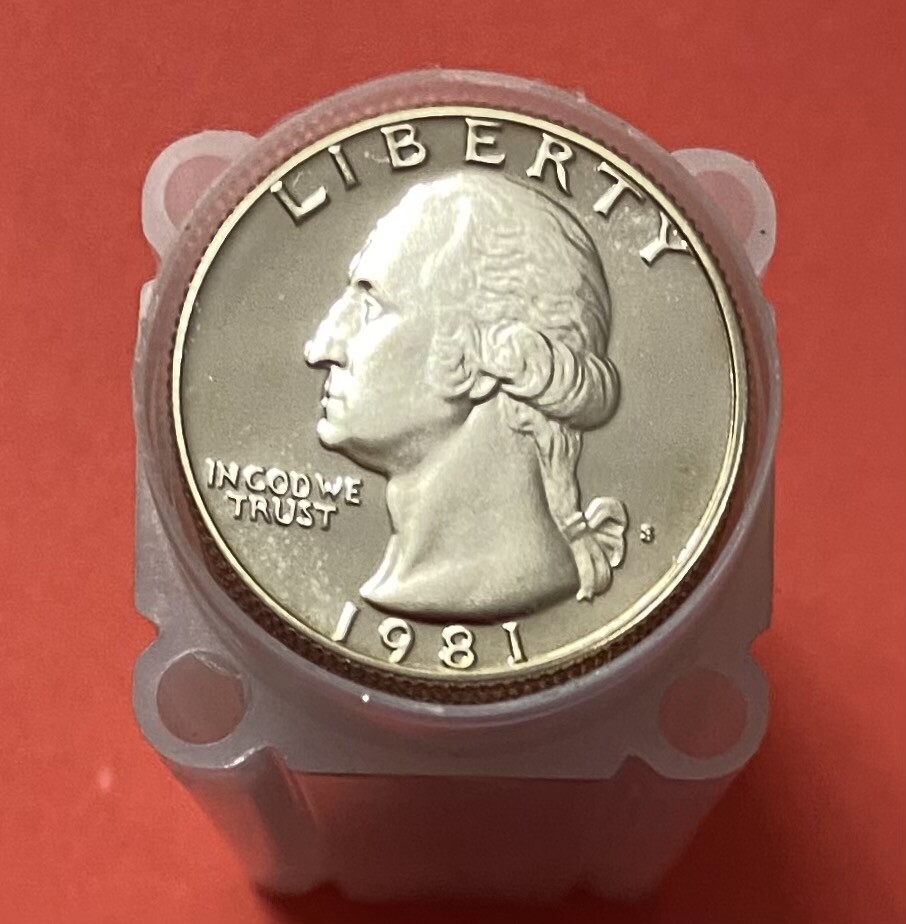 1981-S  **PROOF**  WASHINGTON QUARTER - NICE COIN - L@@K AT PICTURES!!!!!