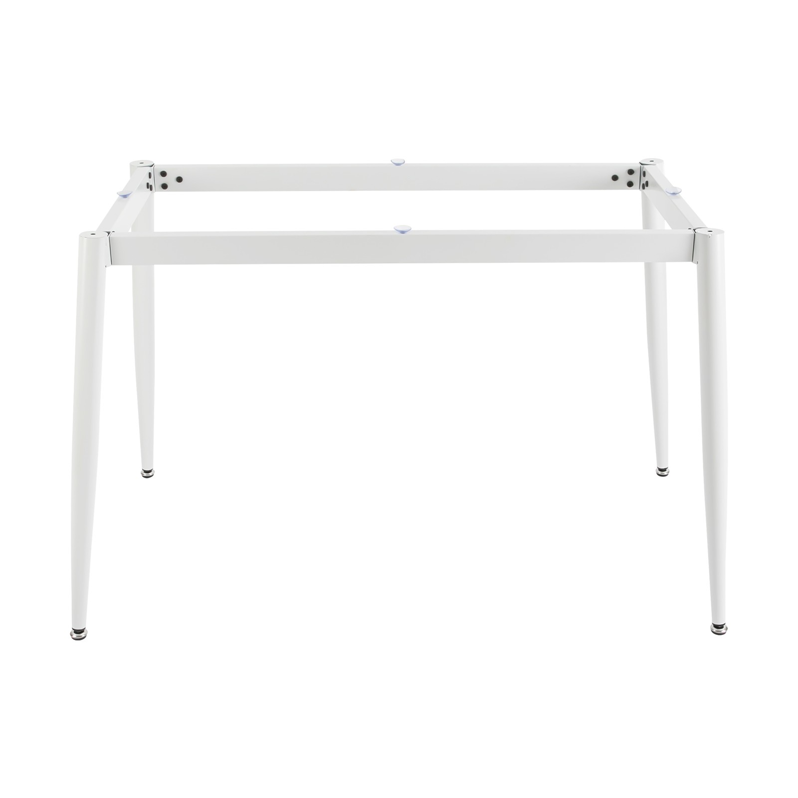 Industrial Metal Table Legs White Metal Furniture Legs with 6 Suction Cups USA