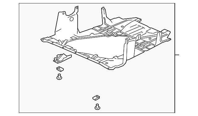 Genuine Honda Cover Front Bumper (Lower) 71310-TVA-A50