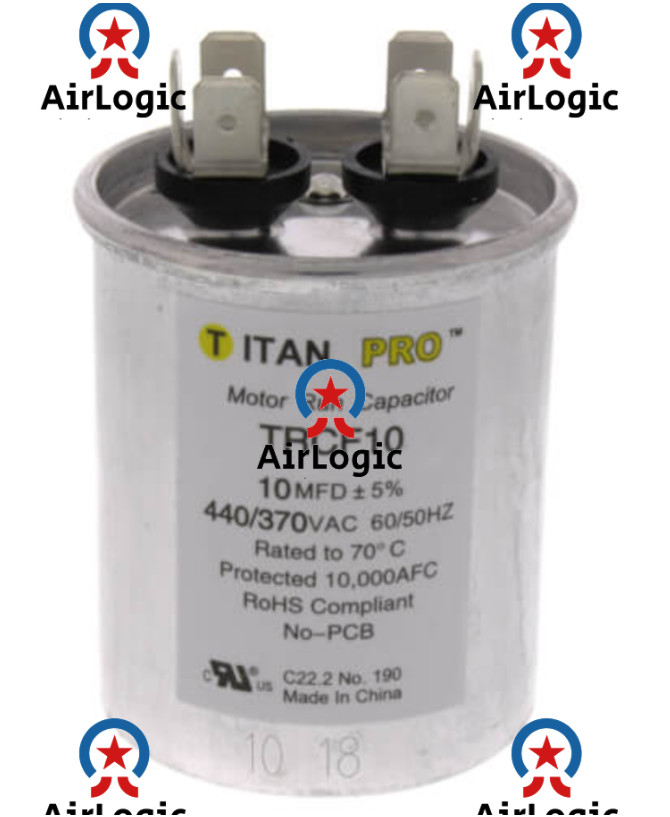 43-101665-55 43-100510-55 Rheem Ruud Protech Rd Run Capacitor 10 uf 370 Volt