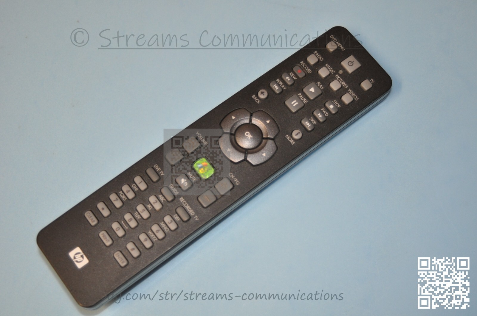 HP RC6 IR Media Center Windows Remote Control
