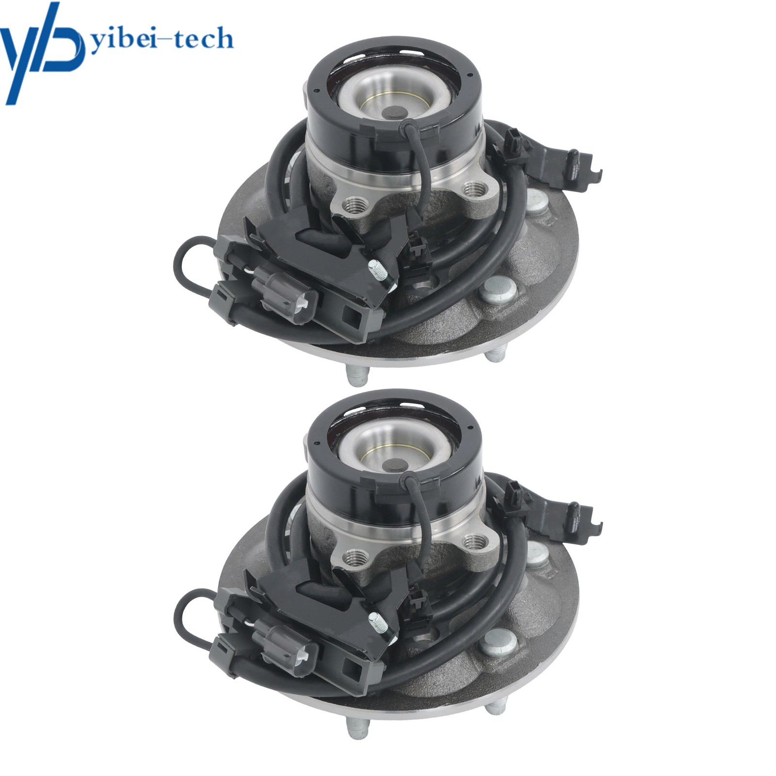 Pair Front Wheel Bearing and Hubs For Chevy Colorado GMC Canyon Isuzu I-280 2WD