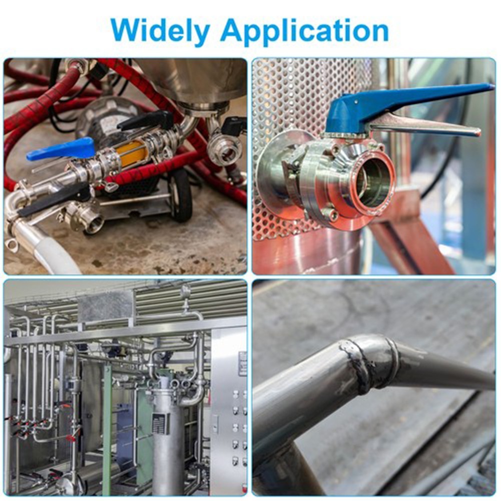 Efficient Pneumatic Tri Clamp Connector for Various Industries NPT Compatible