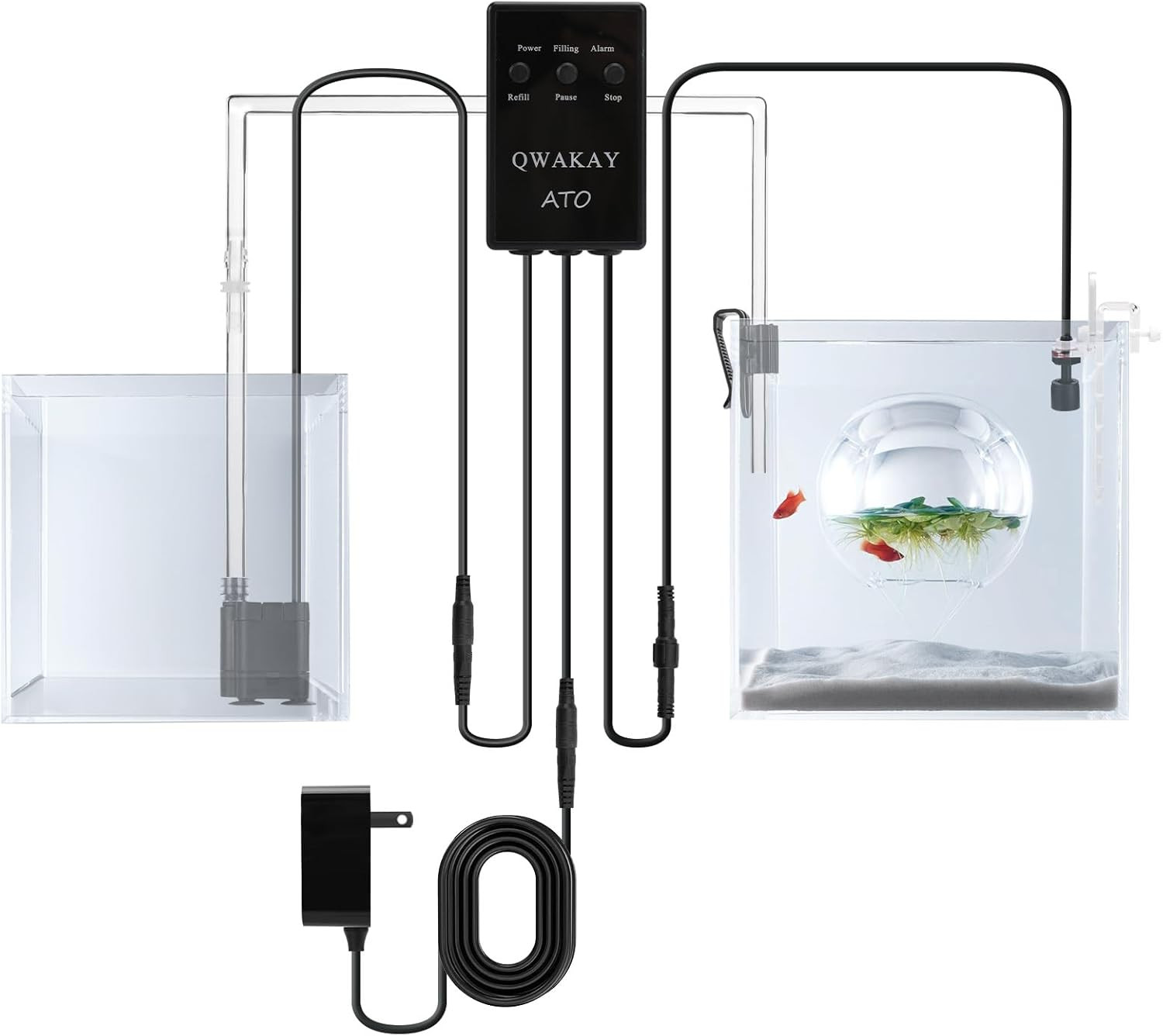 Auto Top off System Aquarium - Smart Automatic ATO System for Fish Tank - Water