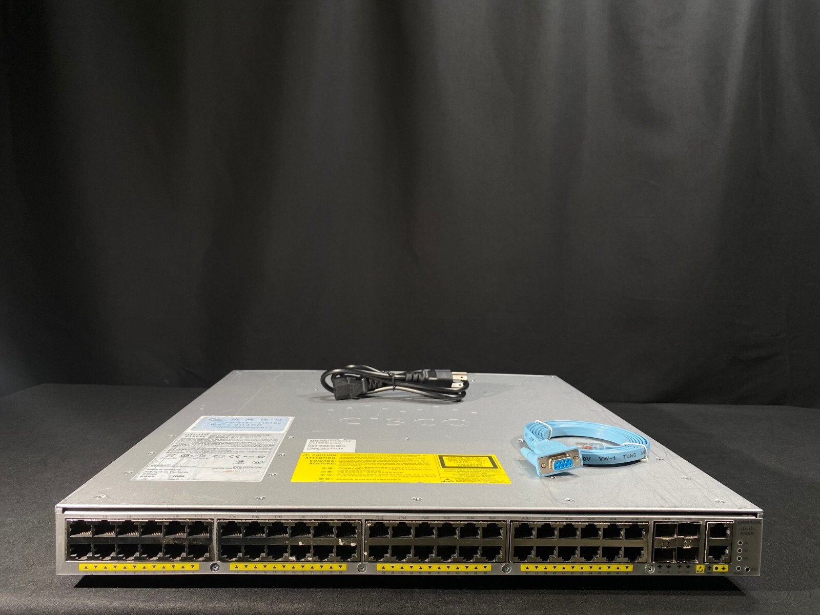 Cisco Catalyst WS-C4948E-E 48-Port RJ45 Switch  Dual Power AC -Same Day Shipping