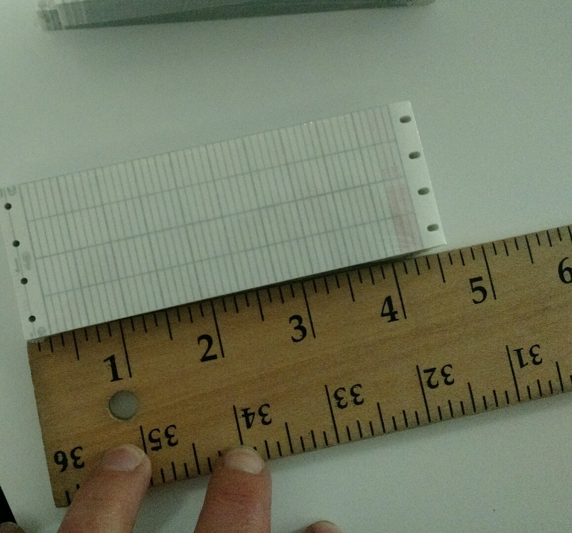 EL 51076 100mm Strip Chart Recorder paper box of 3 pads chino Corporation