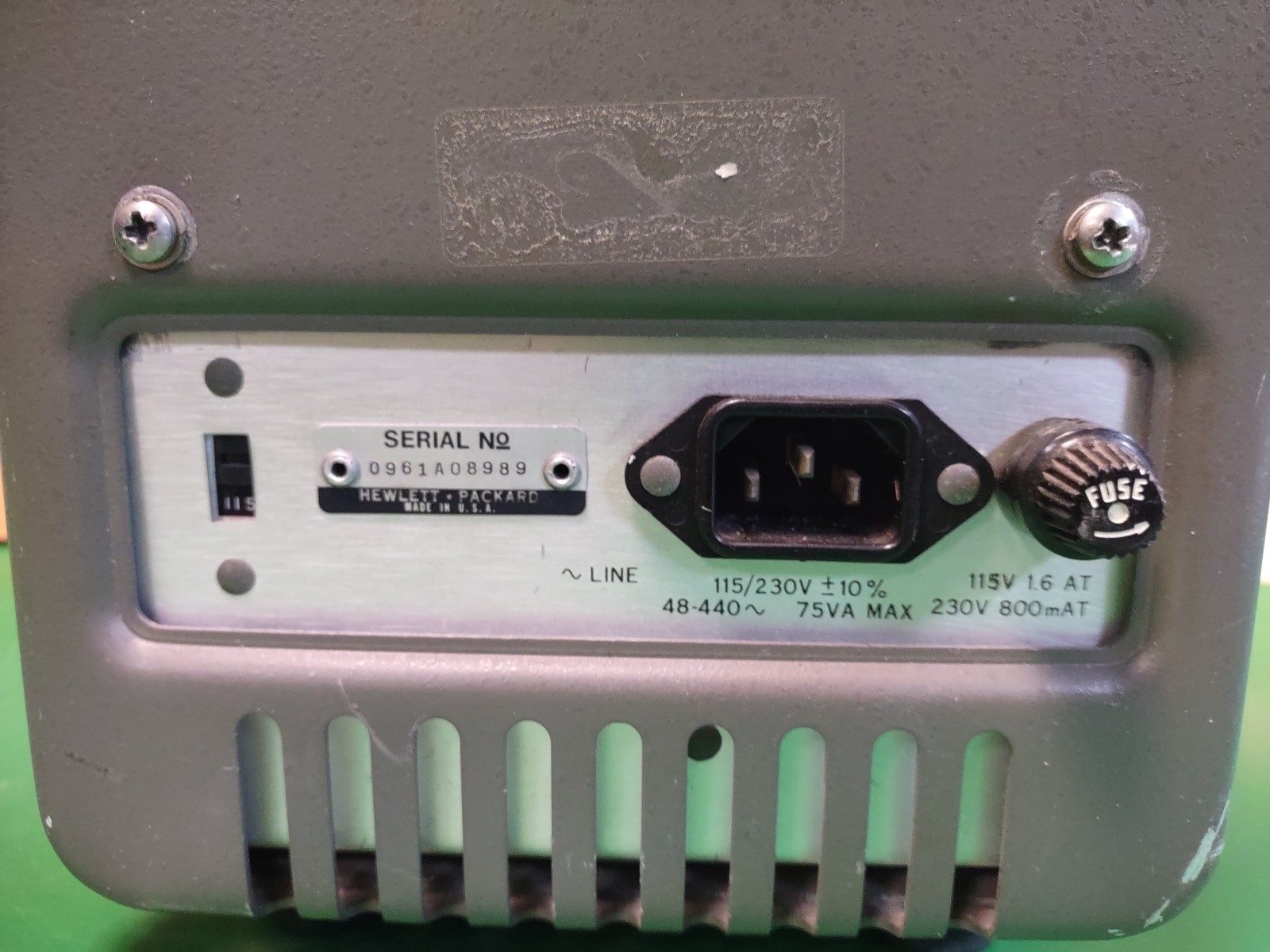 HP Model 200 Audio Oscillator Untested