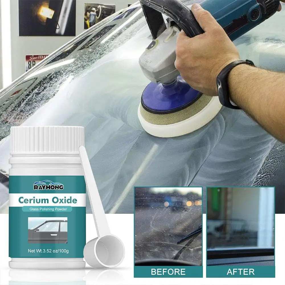 Cerium Oxide Glass Polishing Powder Windshield Scratch Remover Repair Compound
