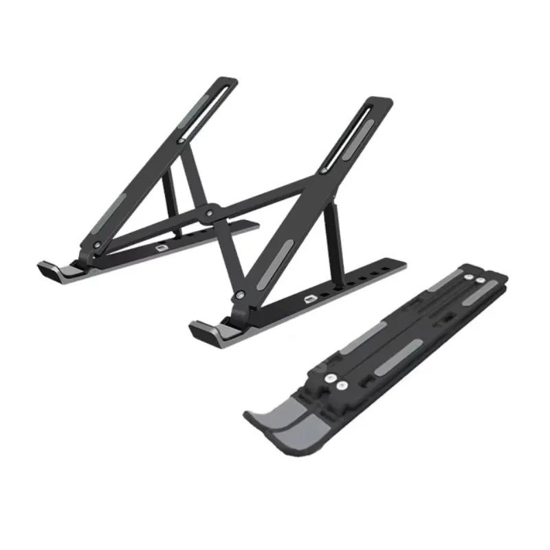 Adjustable Foldable Aluminium Laptop Stand Portable Notebook Tablet Desk Holder