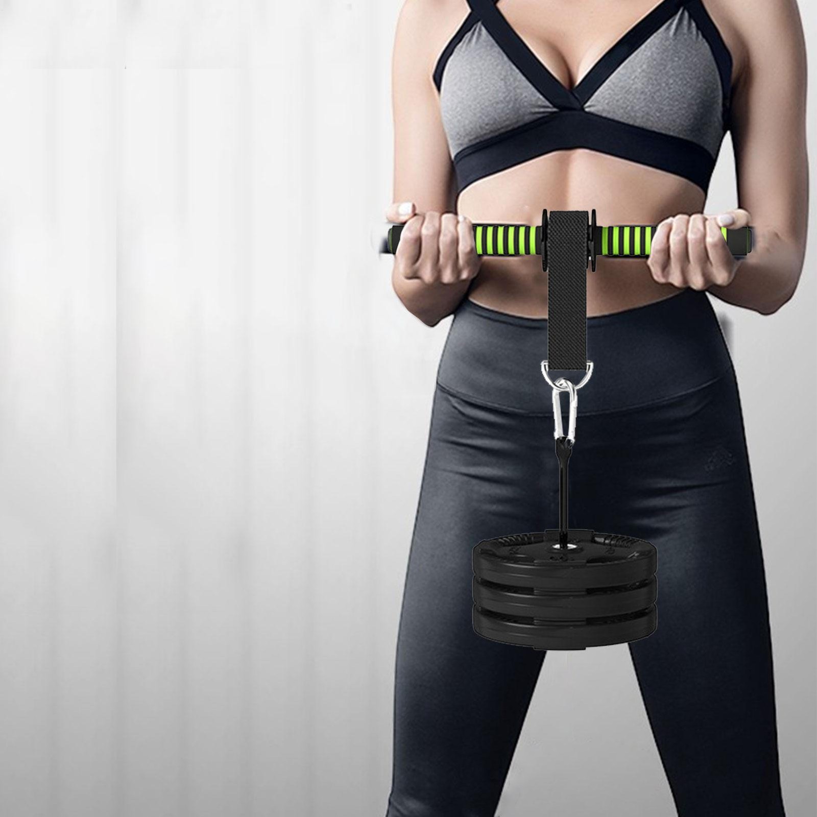 Forearm Wrist Roller Arm Strengthener Hand Gripper Forearm Gym Exerciser Roller