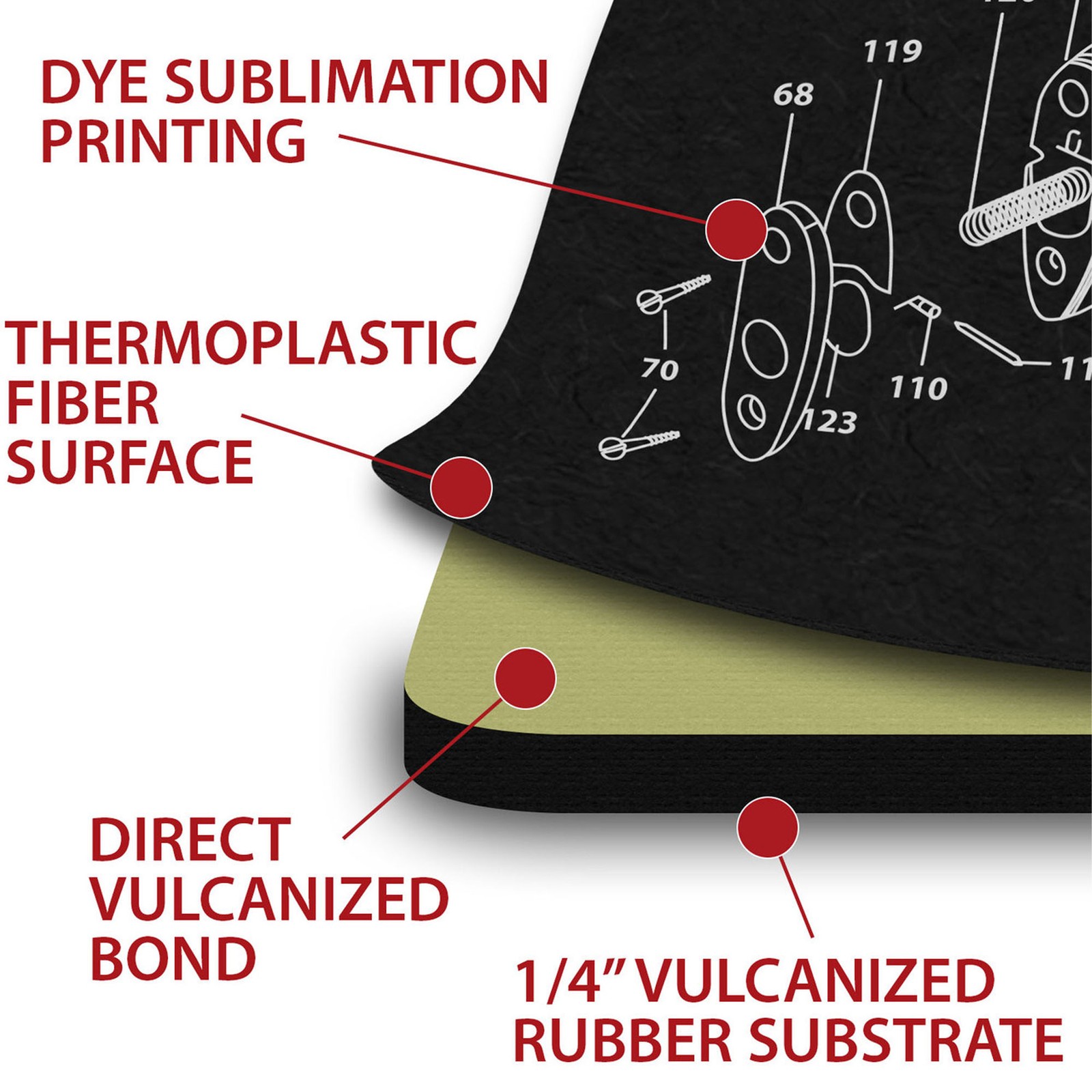 TekMat Ultra Premium Gun Cleaning Mat - 20" X 15" - CZ 75