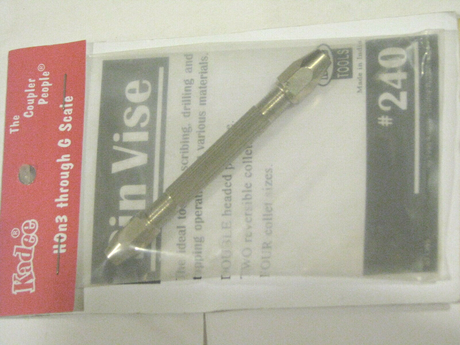 Kadee #240 Pin Vise -- Double-Headed