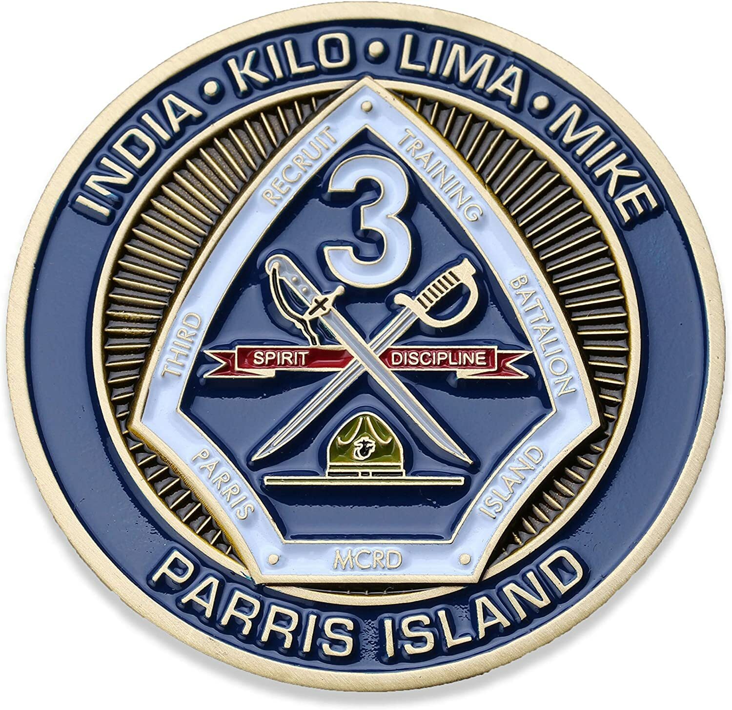 3rd Recruit Training Battalion Parris Island Challenge Coin