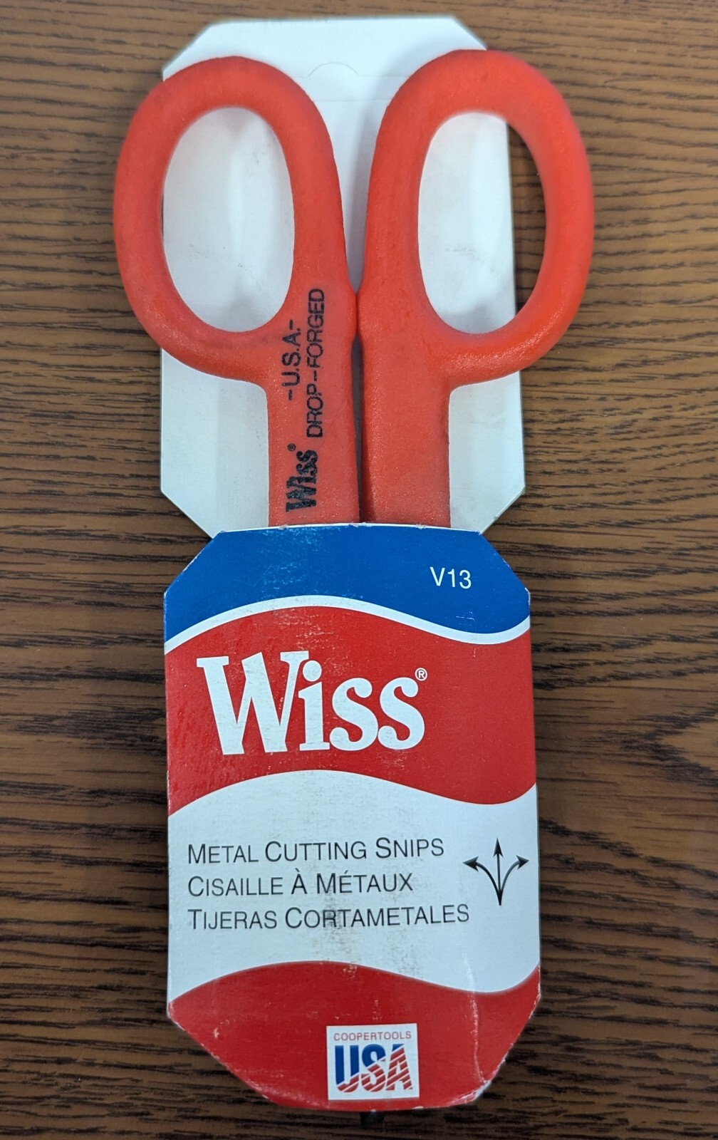1 PIECE - WISS V13  METAL CUTTING SNIPS NEW IN PACKAGE