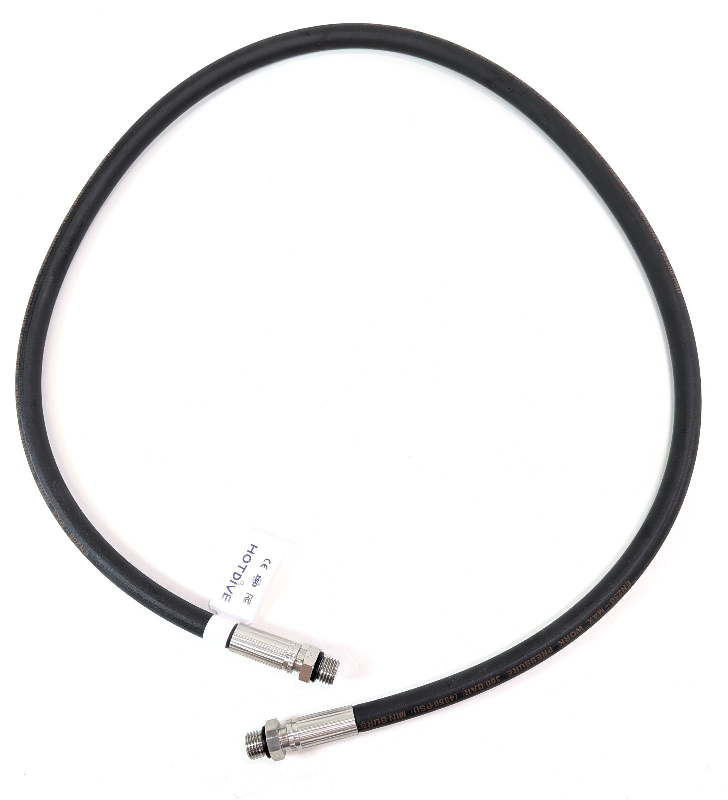 36" Male to Male Transfer, Fill Whip High Pressure HP Hose Scuba Dive 7/16" 91cm