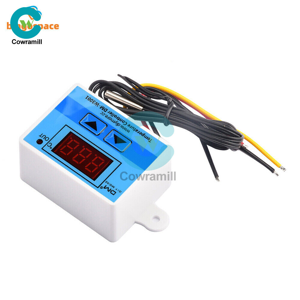 AC110-220V Digital Temperature Controller 10A Thermostat Control Switch Probe